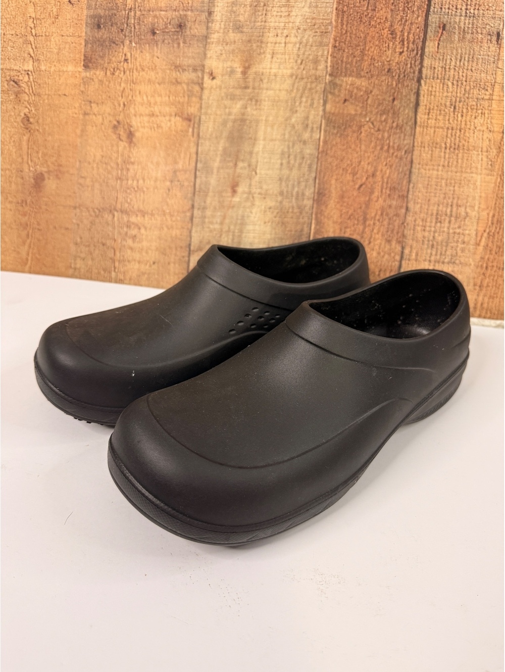TredSafe Work Clogs M11 W12 Black Slip Resistant Kitchen Restaurant Shoes